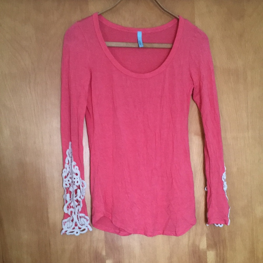 Crochet detail top